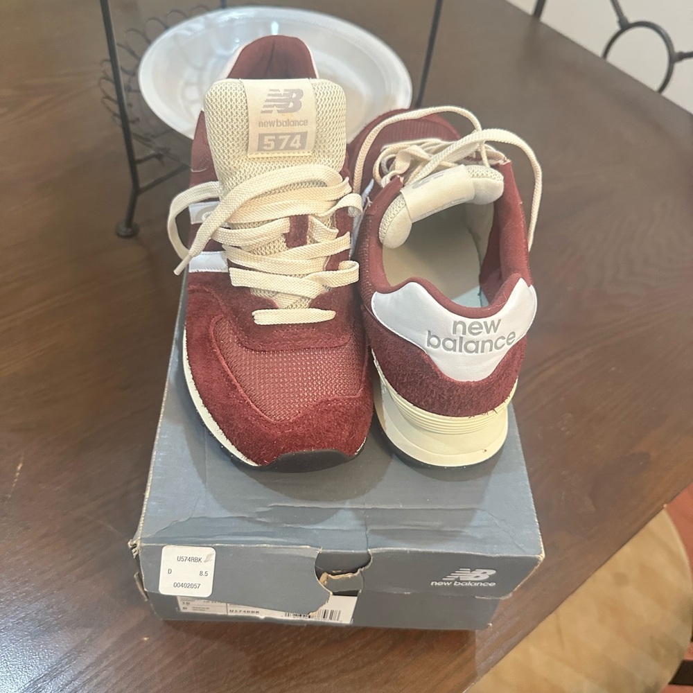 New Balance Burgundy Sneakers - Picture 2 of 3